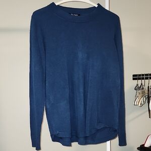 Lily Morgan Women's Blue Crew Neck Sweater